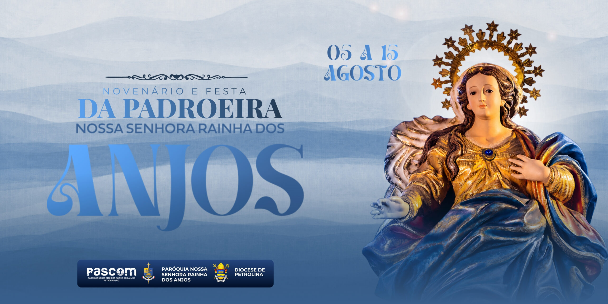 Petrolina celebrará a Festa de Nossa Senhora Rainha dos Anjos, sua padroeira; confira a programação